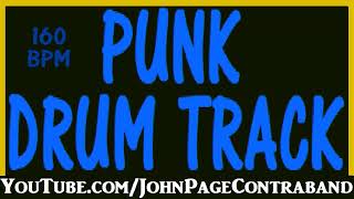 Punk Rock Drum Backing Track 160 bpm Free Beat
