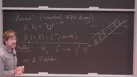 Geometric microlocal analysis lecture 2 (Rafe Mazzeo)