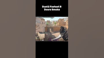 Dust 2 Fastest B Doors Smoke by: @kyeal17 #cs2 #csgo #wtfcsgo #counterstrike #cs2overpass