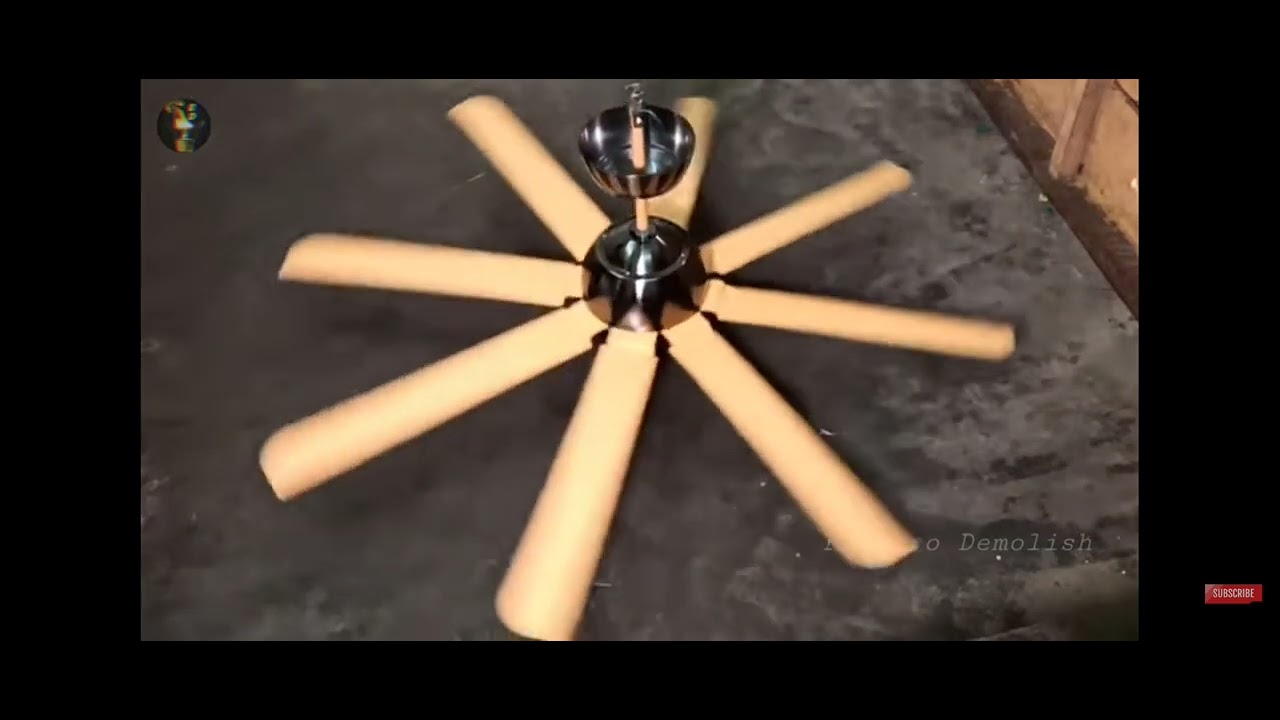 Happy Republic Day🙏🙏🇮🇳🇮🇳Havellsfan 8 Shape Falling Test Black Motor And Brown Blade⬛🟫.