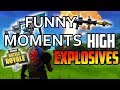 *NEW* HIGH EXPLOSIVE MODE! FUNNY MOMENTS! - FORTNITE BATTLE ROYALE