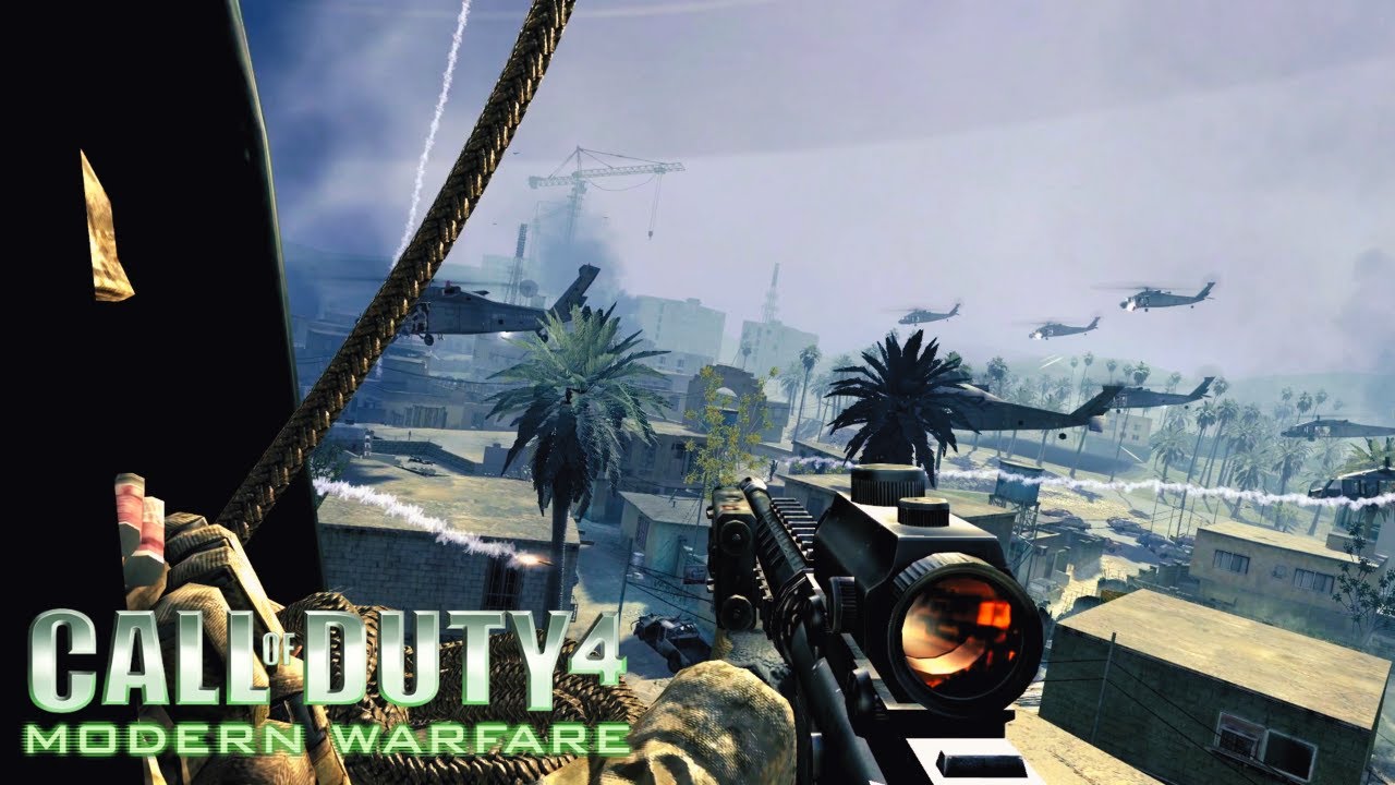Call of Duty 4 Modern Warfare (2007) 4K Singleplayer Gameplay (No ...