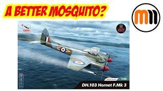 Post-War Perfection - Unboxing DBMK’s 1/32 DH.103 Hornet F.Mk 3