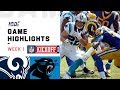 Rams vs. Panthers Week 1 Highlights | NFL 2019