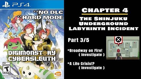 Digimon Story Cyber Sleuth (PS4 PRO) - **No DLC** | **Hard Mode** Chapter 4 - Part 3/5