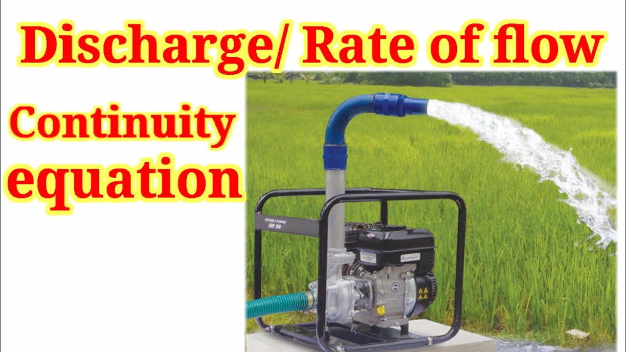 FK part-2/Rate of flow/Discharge/Continuity Equation(CE) / CE in three dimensions