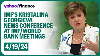 LIVE: IMF Managing Director Kristalina Georgieva holds news conference at IMF/ World Bank meetings