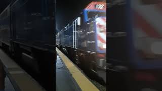 Metra Commuter Trains meet at the Waukegan Station at the same time