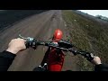 Покатушка по обскому водохранилищу в сосновый лес на чезет 513