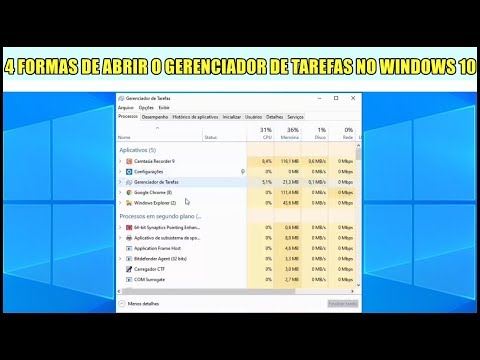 Vídeo: Como Ir Para O Gerenciador De Tarefas No Windows