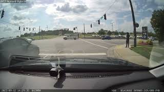 SUV drives on wrong side of divided road  Greensboro NC