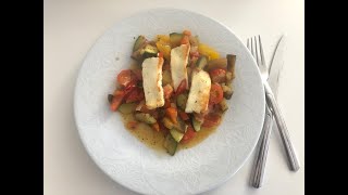 Вегетарианское жаркое с греческим сыром Халлуми