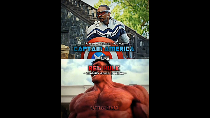 Red Hulk vs Captain America | Captain America Brave New World #battle #edit