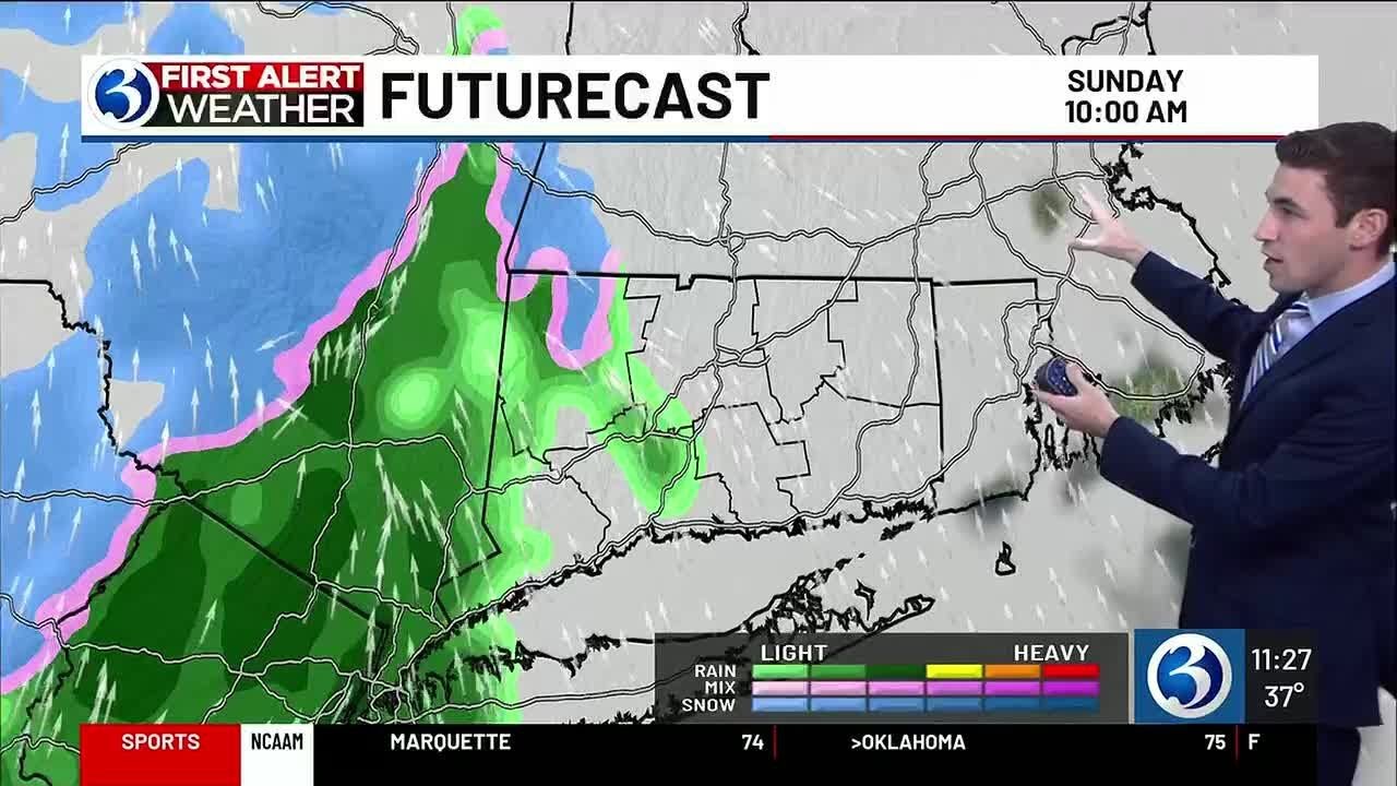 FORECAST: A First Alert Weather Day for rain Sunday, then for snow ...
