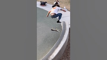Connor wine fs tail slide heel flip out a curved ledge