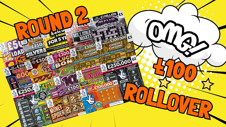🤞🏻 Round 2 of the £100 rollover with scratch cards from the national lottery! Can we get round 3?🤞🏻