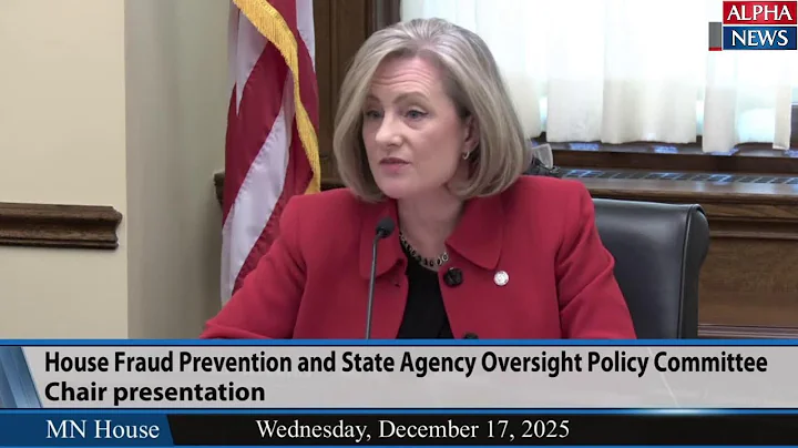 LIVE: House Fraud Prevention and State Agency Oversight Committee Hearing