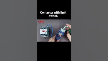 Contactor with limit switch