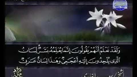 سورة النحل من الآية 103 الى الآية 128