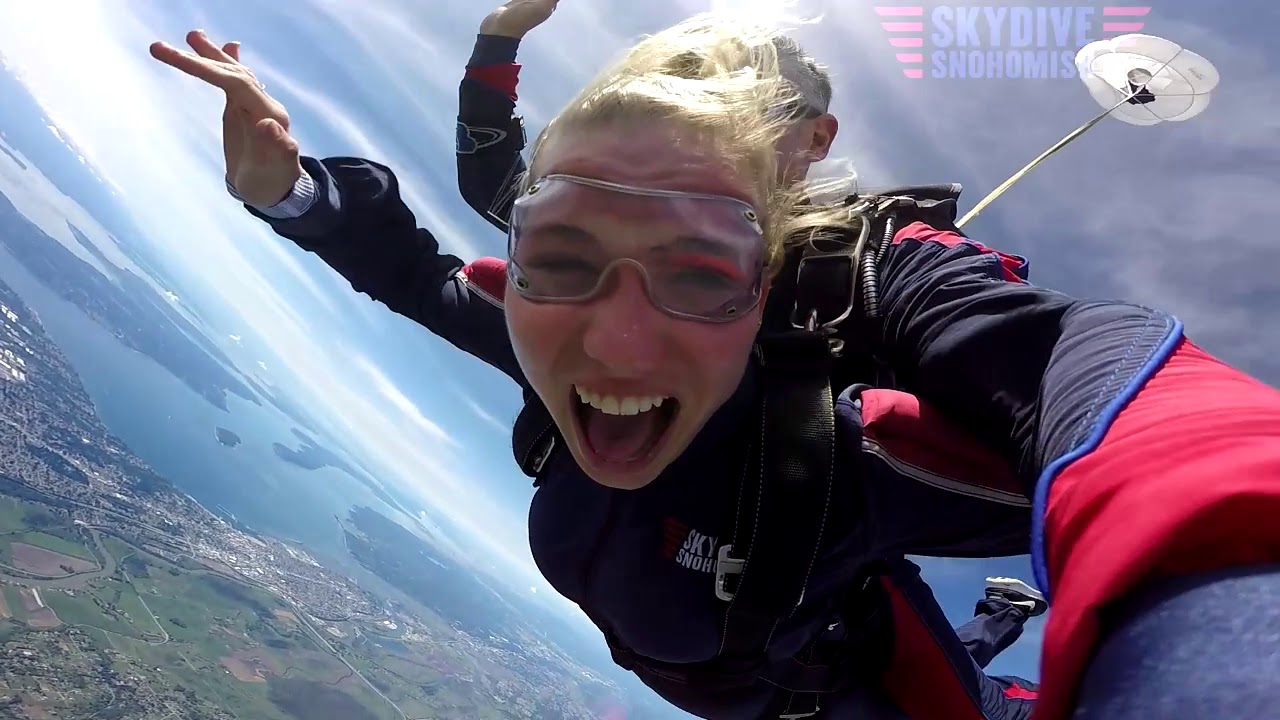Annika Beck's Tandem skydive!