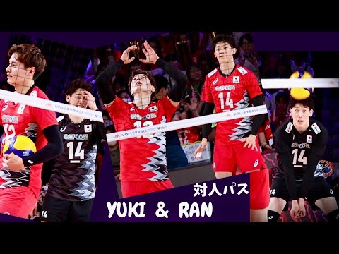 YUKI & RAN 対人パス🏐 VNL2024 銀メダルおめでとう🥈✨石川祐希