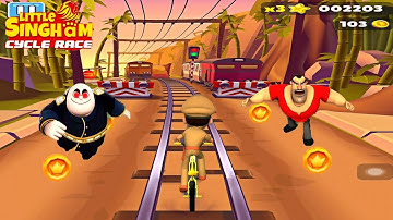 Little Singham Cycle Race Game - Police Car - Best Cycle Run Game | Android/iOS Gameplay HD