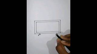 How To Draw A Led Tv Easy Drawing - Television Coloring