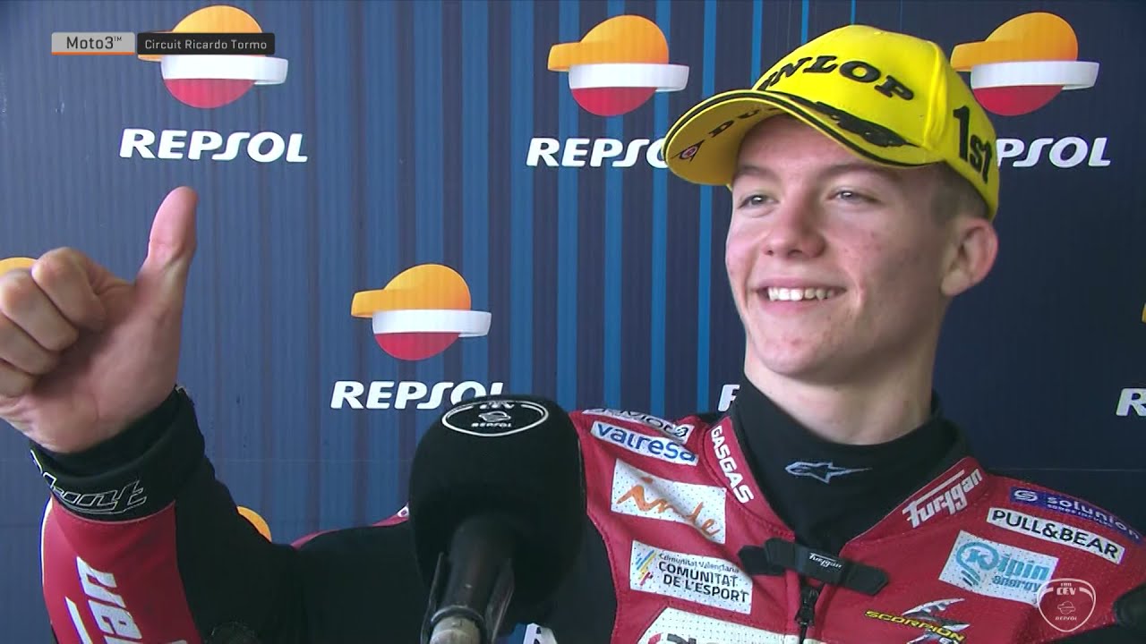 Race Winner's Interview: Daniel Holgado | 2021 Valencia Round 8 Race 2 | Moto3