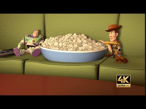 WALL-E commercial with Toy Story’s Woody and Buzz Lightyear (Disney Pixar video) 4K
