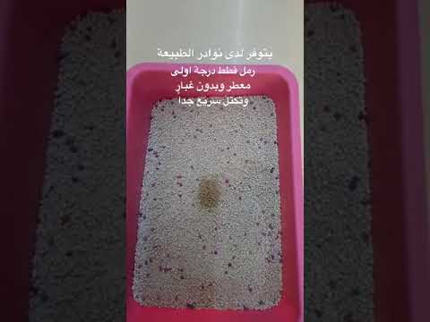 رمل قطط معطر درجة اولى ممتاز