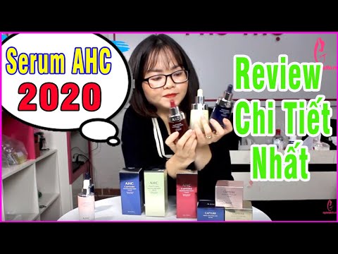 [ Phần 1 ] : Review bộ tinh chất Serum AHC Capture Hàn Quốc mẫu mới 2020