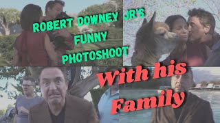 Robert Downey Jr's funny photoshoot With His Family 😂😂|| Susan Downey||