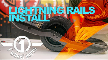 Onewheel GT Lightning Rails! Install Video!!!!