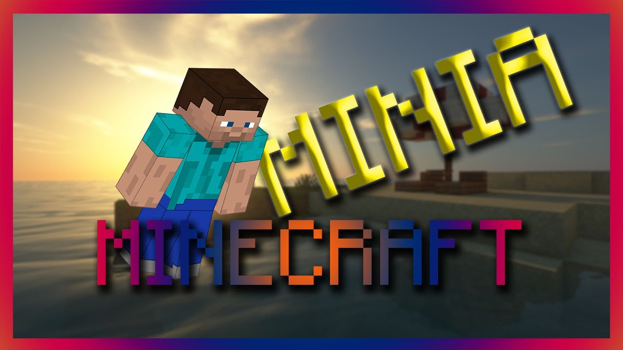 Tuto faire une MINIA MINECRAFT photoshop (tutoriel facile) 2021 - YouTube