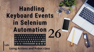 Handling Keyboard events in Selenium Automation II WebDriver Selenium Automation