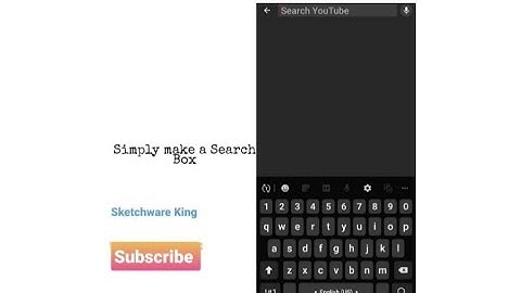 How to make a search box for multiple textviews in Sketchware.