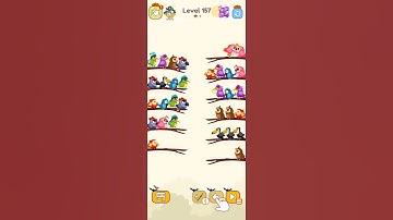 bird sort color game leval 157 #games #birdsortcolor #colorgame #birdsort #gameplay #colormatching
