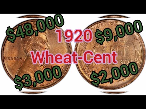 1920 Wheat Penny Worth $48,000. #coins