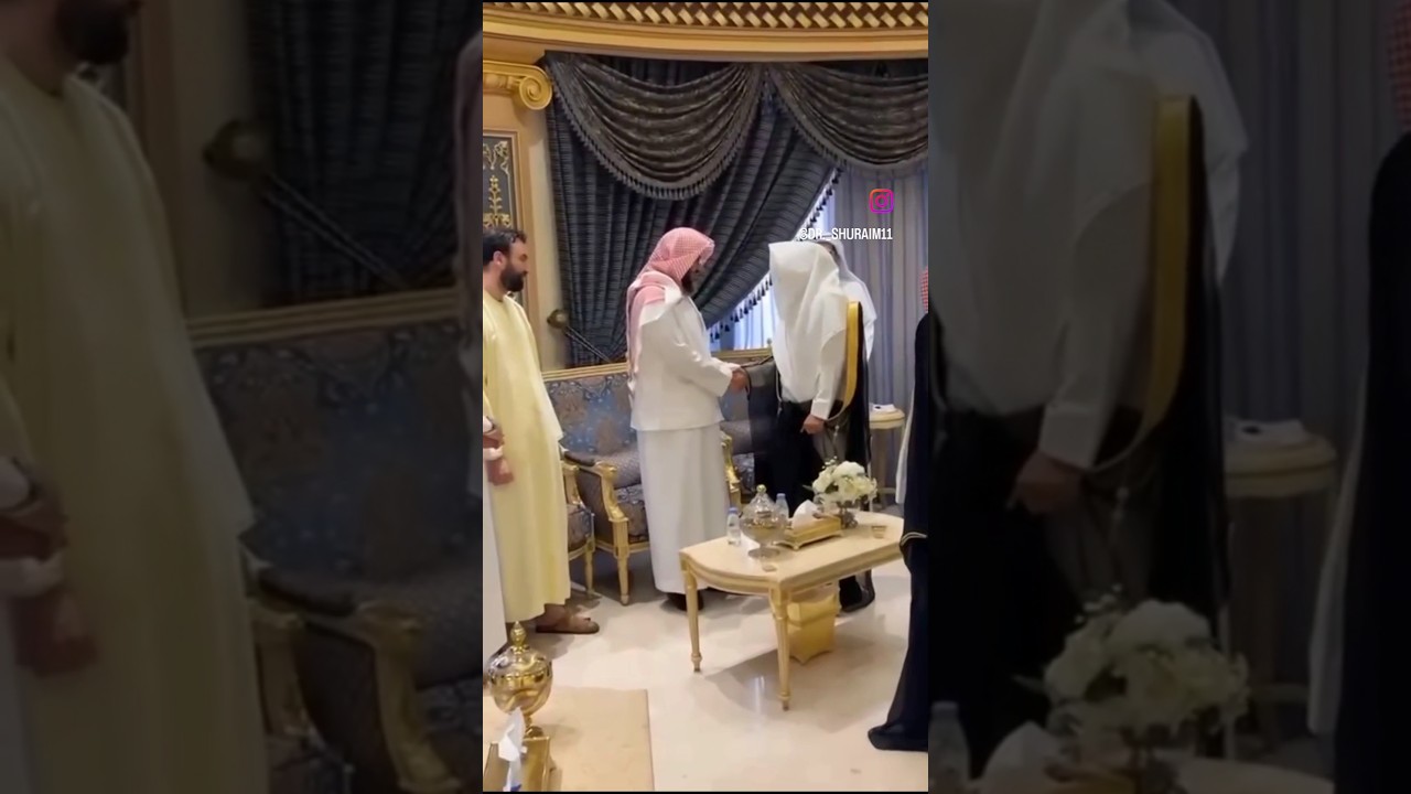استقبال فضيلة الشيخ أ.د #سعود_الشريم للزائرين والمهنئين بعيد الفطر 1446هـ في منزله