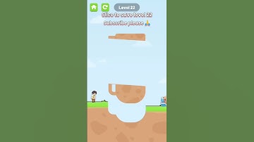 Slice to save/level 22 | funny game 2023 | new Android game 2023 #shorts #gaming #funny #trending