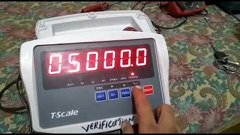 T Scale Weight Scale Calibration Procedure  by Care International Scale