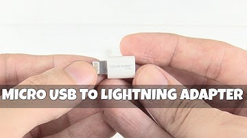 Micro USB to Lightning Adapter from CDRKING