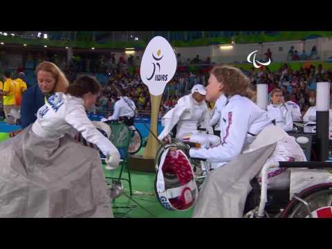 Day 6 morning | Wheelchair fencing highlights | Rio 2016 Paralympic Games