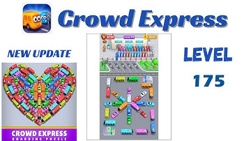 Crowd Express Level 175 Walkthrough 🚦 | Step-by-Step Solution | Go Answer
