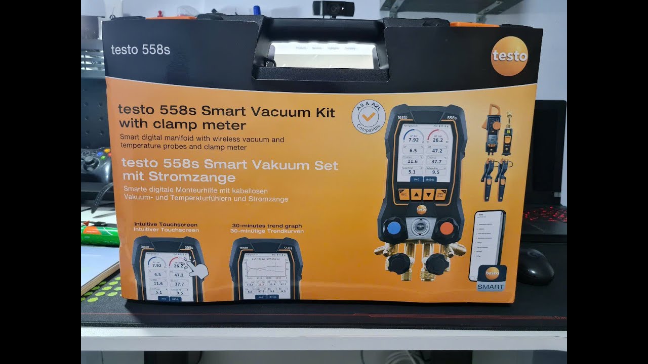 Unboxing Đồng hồ nạp gas thế hệ mới testo 558s