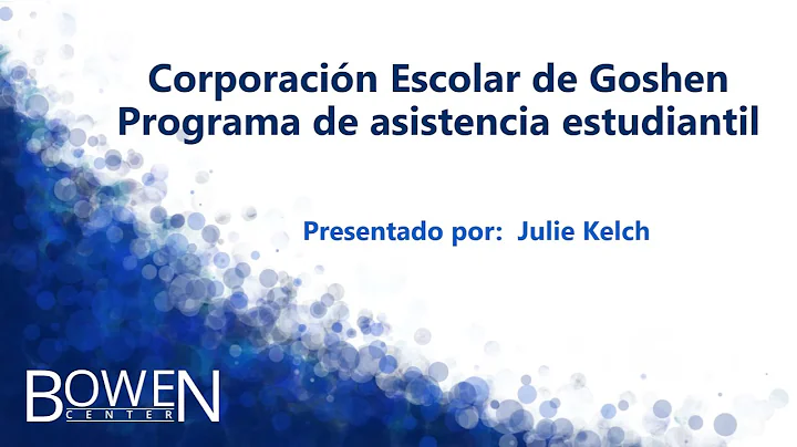 Corporacin Escolar de Goshen - Programa de asisten...
