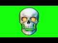 3D Skull Laughing   Green Screen FREE USE 2160p 30fps VP9 LQ 128kbit AAC