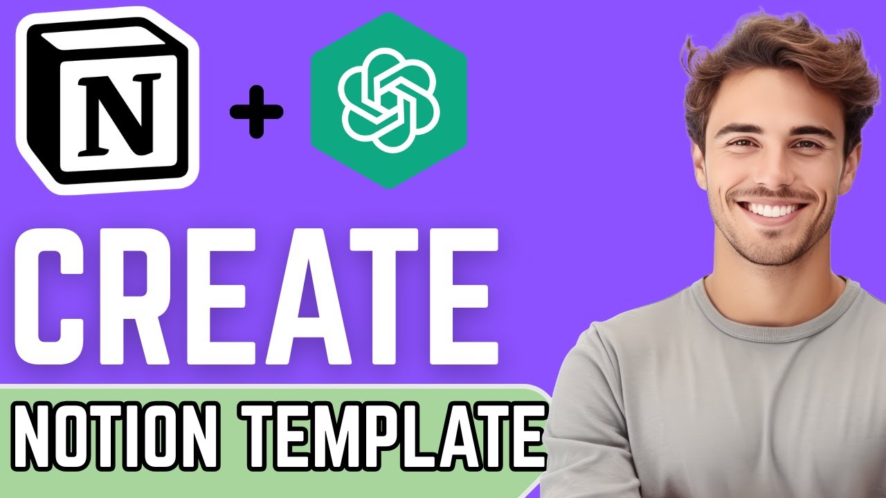 How To Create Notion Template With ONLY ChatGPT STEP BY STEP! YouTube