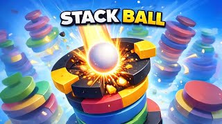 🔴 LIVE Stack Ball – Breaking All Levels
