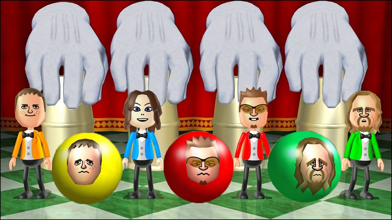 Wii Party MiniGames - Player Vs Cole Vs Ryan Vs Michael (4 Players,Master Difficulty)